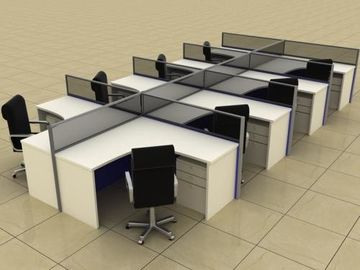 Divisioni semplici delle forniture di ufficio, mobilia della stazione di lavoro del computer della sala riunioni