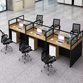 Le forniture di ufficio moderne del posto di lavoro del cubicolo di 6 Seat dividono rispettoso dell'ambiente