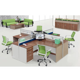 Stazione di lavoro regolabile dell'ufficio di 4 persone/cubicoli modulari delle forniture di ufficio